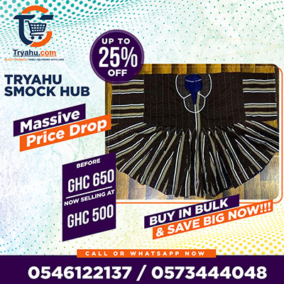 Buy Ghanaian Smocks Online | Stylish Handwoven Batakari  Tryahu